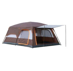 2022 Season Hot-Selling Outdoor Tent Two-Room One-Hall Family Rain-Proof Multi-Person Field Camping Tent