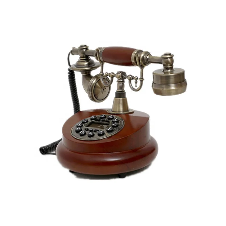 European Royal Luxury High Quality Antique Phones With Screen Wire Rotary Telephones