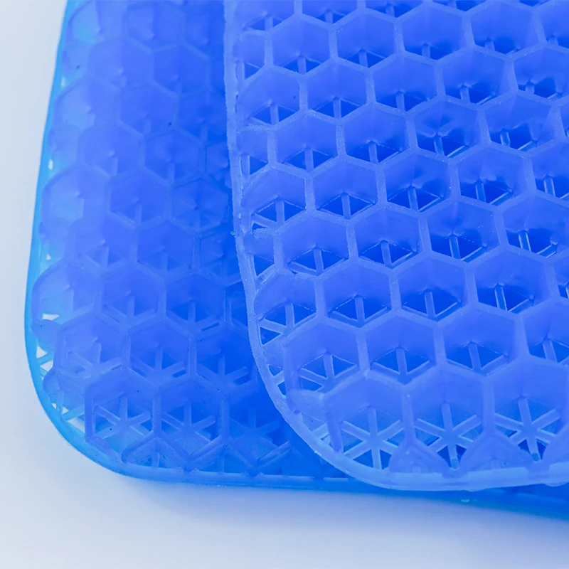 Hot Sale China Manufacture Orthopedic Comfort Office Car Seat Cushions TPR Gel Cooling Gel Seat Cushions