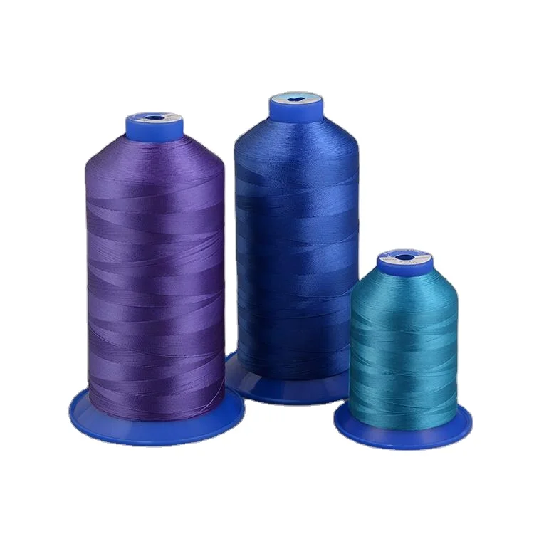 Colored nylon sewing thread 210d 3 nylon 66 bonded thread