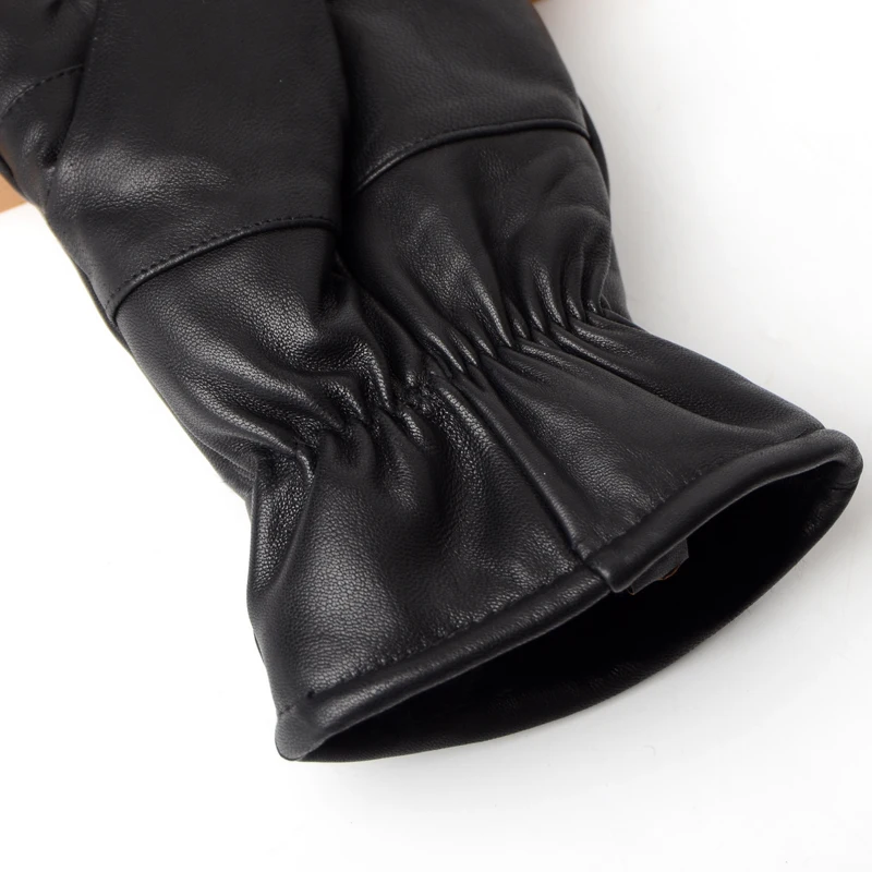 
Fashion sheepskin gloves genuine sheepskin shearling gloves Warm leather for outdoor riding man sheepskin gloves shearling 