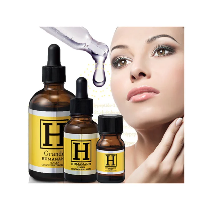 Japan Best Selling HUMANANO Placenta Concentrated EGF Face Caring Pimple Anti Wrinkle Anti Aging Skincare Serum