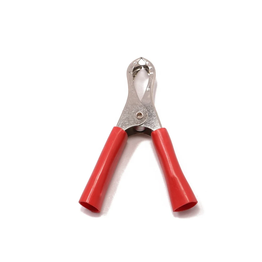 30A Insulated Crocodile Clips 75mm Low Voltage Wire Lead Test Alligator Clamps