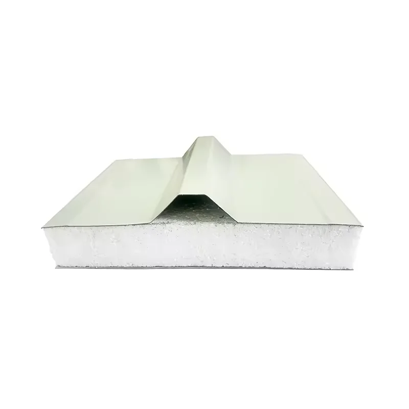 EPS  insulated polyurethane sandwich exterior wall panel for cold storage warehouse PIR eps roof and wall panels