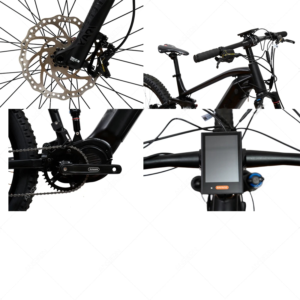 26x 4.0 27.5x3.0 29R 29x3.0 Full Suspension serious mountain bike MTB Sport bafang ultra m620 system g510 mid drive motor