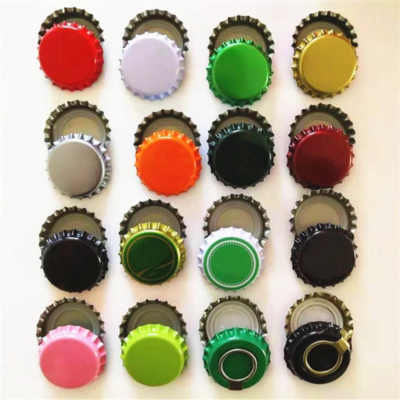 Wholesale cheap price accept customized logo metal caps for beer 26 mm beer bottle cap and crown caps