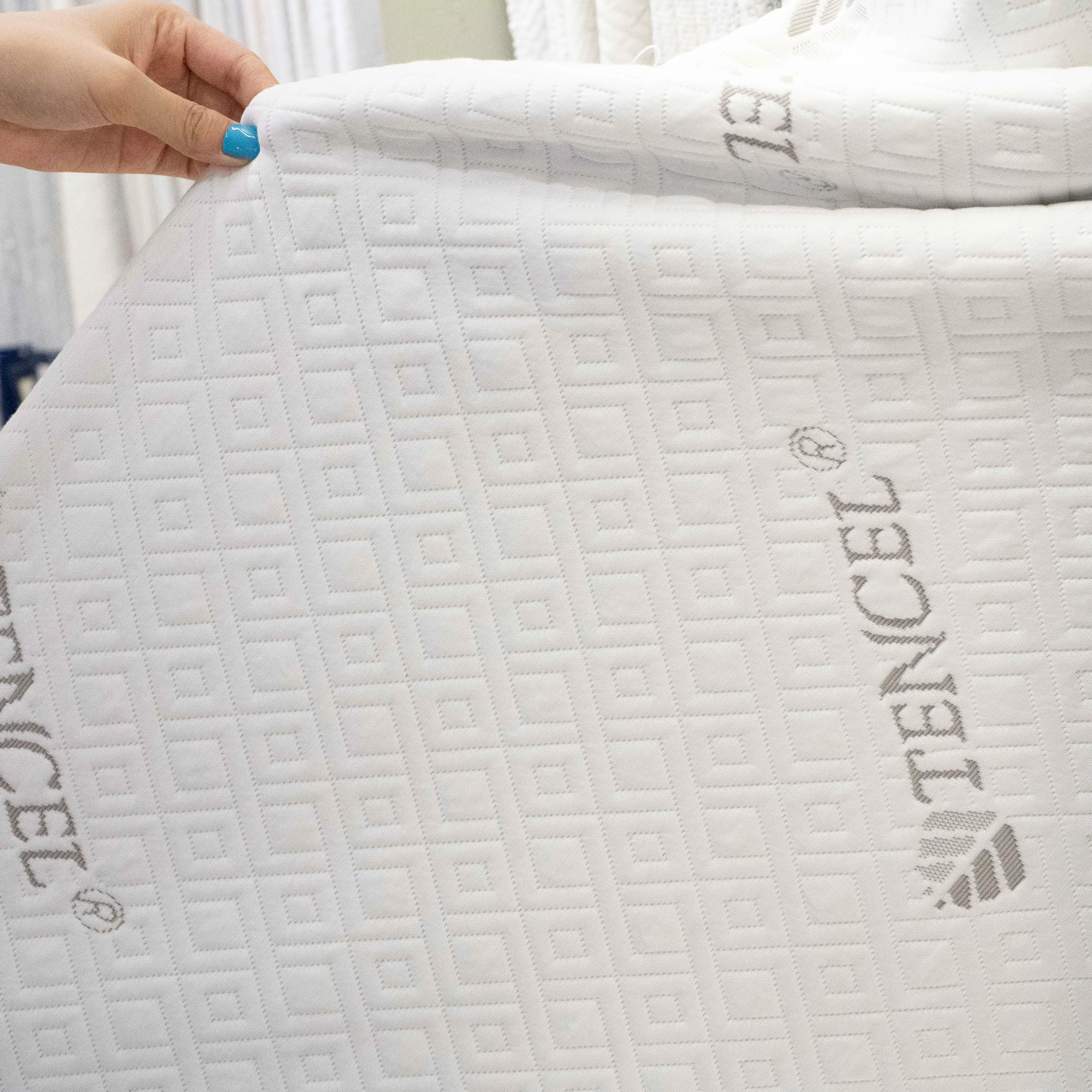 Custom Gsm Design Polyester Tencel Bamboo Functional Textile Viscose Single Double Jacquard Knitted Mattress Ticking Fabric