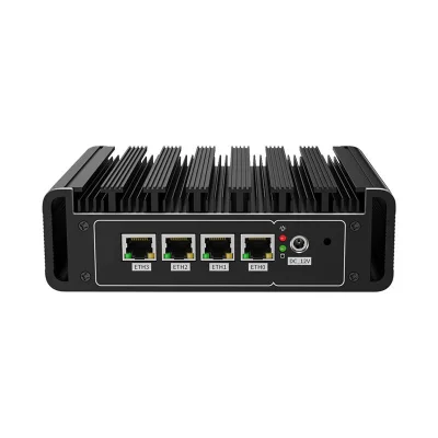 E Customized Fanless Silent Soft Router Firewall G31 J4125