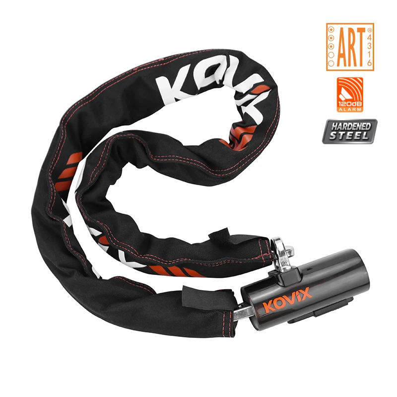 Safe and reliable alarm Chain Scooter Lock Bicycle Lock with chain combination lock