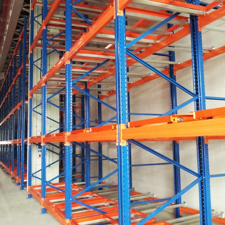 Highly Effective High-density Warehouse Storage System Push Back Racking