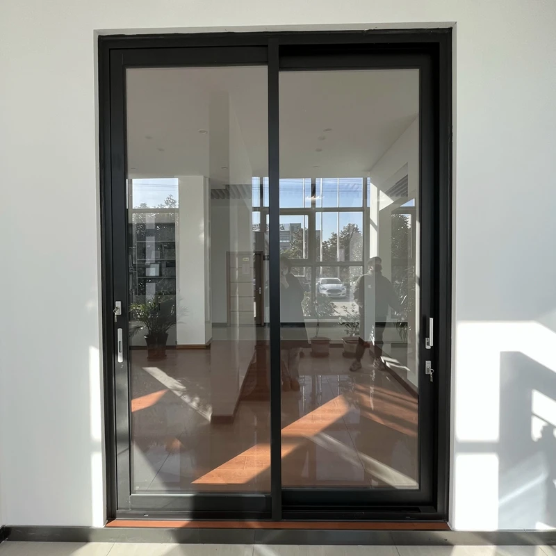 Chinese manufacturer customized profile aluminum sliding door aluminum patio door