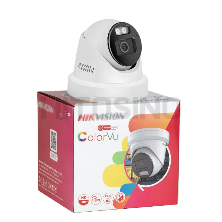 HIKVISON DS-2CD2387G2H-LISU/SL 4MP 8MP Smart Hybrid Dual Light ColorVu Two Way Audio Fixed Turret Network Camera