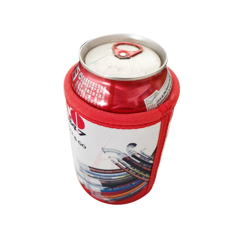 Custom Stubbies Holder Australia Neoprene Full Colour Printed Neoprene Can Cooler with OEM Logo