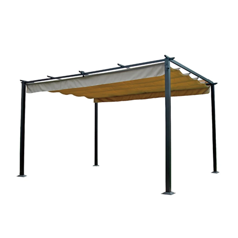 New design Custom Steel tent Modern waterproof outdoor Gazebo With Metal Roof