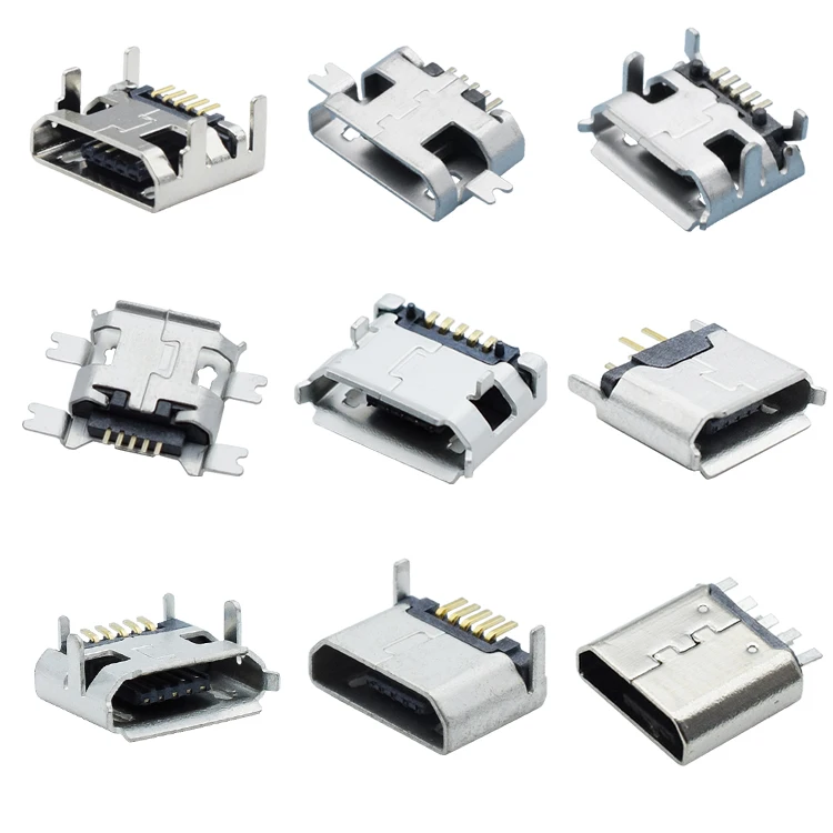 Горячая Распродажа micro usb разъем 5-контактный DIP разъемом tyрe a Разъем миниатюрный зарядки