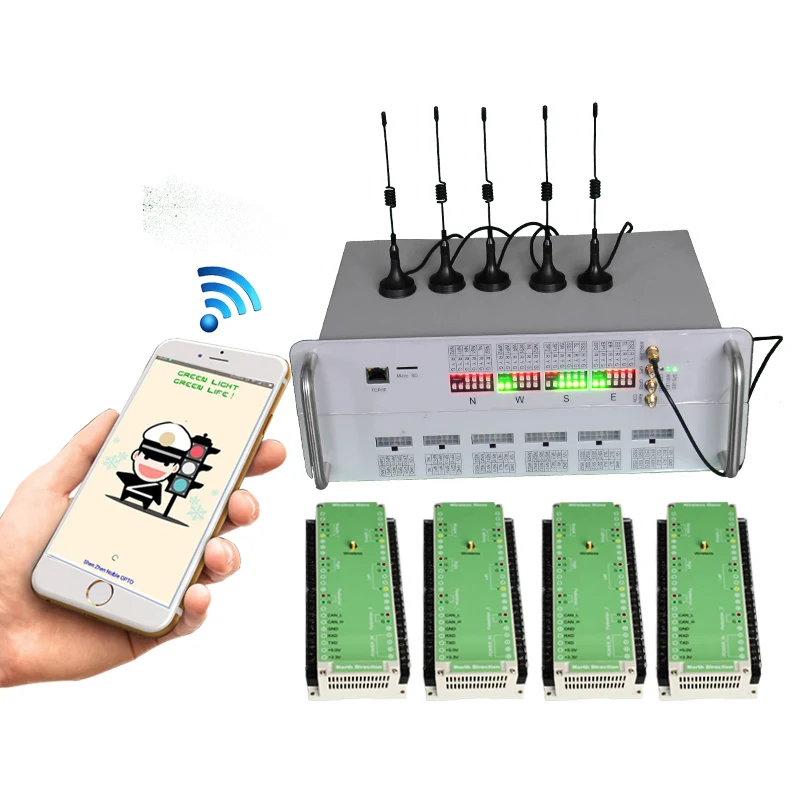 Smart traffic light controller system for sale solar wireless vehicle traffic light system