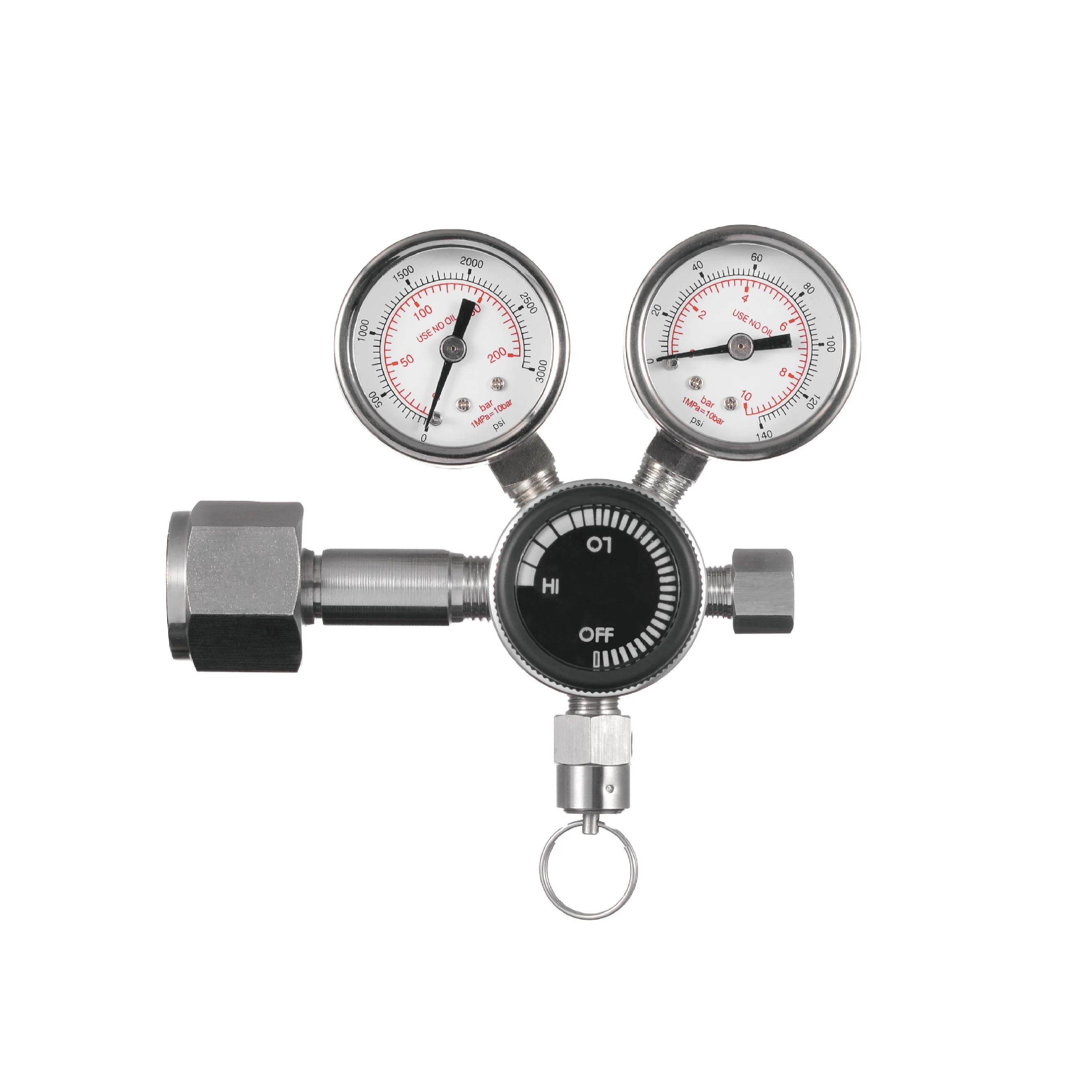 
Professional Aquarium Plants Electronic Co2 Regulator with Single Gauge or Dual Gauge 