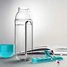 Творческий шейкеры для протеиновых коктейлей бутылки стеклянные бутылки с водой для продажи Органайзер портативная чашка для воды с делитель таблеток
