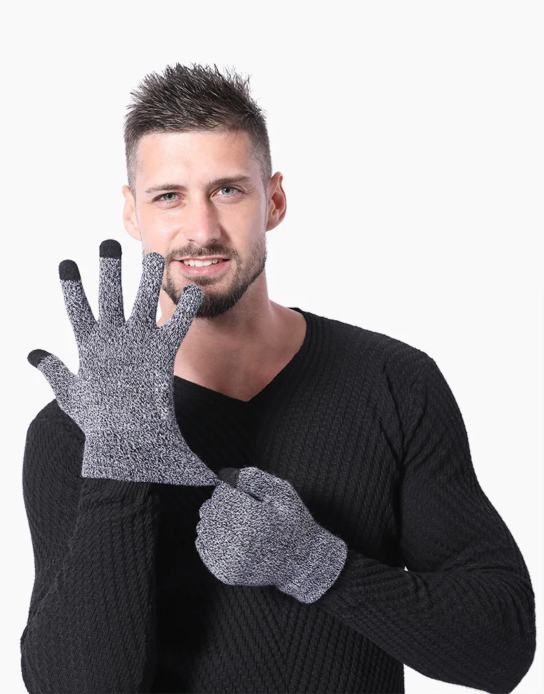 Unisex Game Gloves Winter Keep Warm Knitted Mobile Phone Sensitive Touch Screen Glove