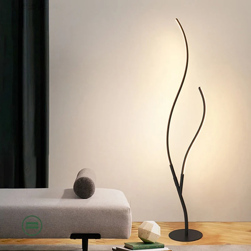 Nordic Tree Branch Standing Light Home Corner Decorative LED Arc Floor Lamp For Bedroom Living Room