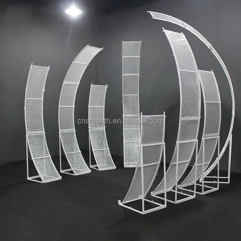 Wedding LED Arch Program Control Outdoor Wedding Arch Background Stage Decoration Metal Arch for Wedding Decoration
