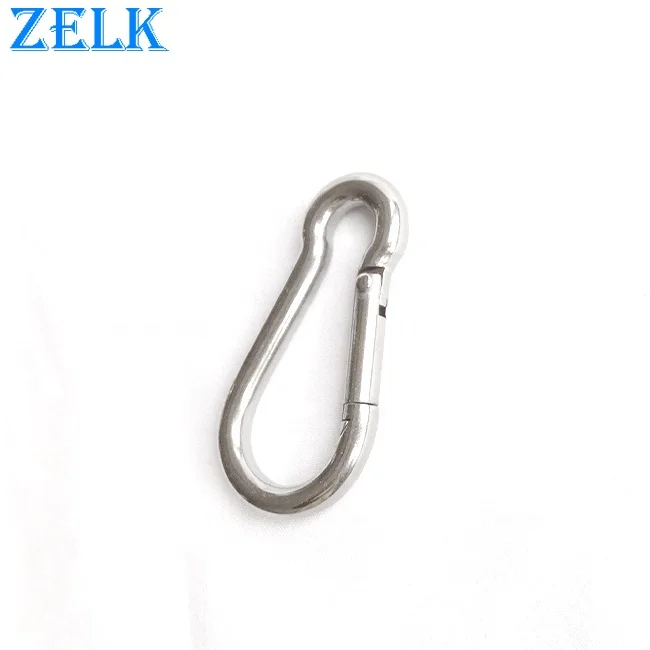 Rigging Hardware of High Polished Stainless Steel Carabiner Hook DIN5299C Hook