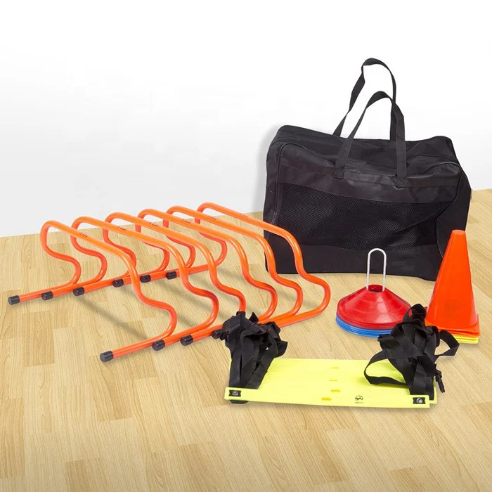 Wholesale Agility Ladder Soccer Football Training Equipment Set For Youth with carry bag