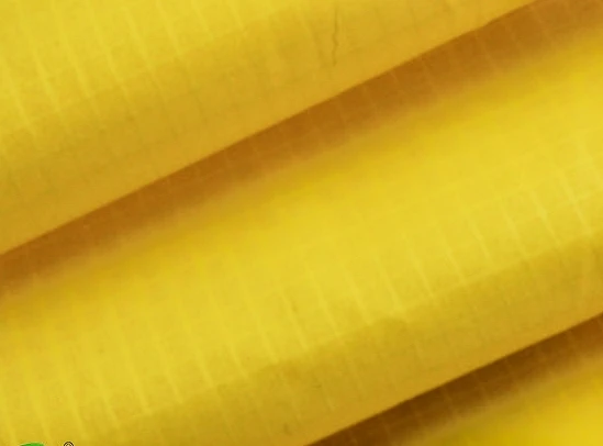 Calendering lightweight nylon woven ribstop fabric