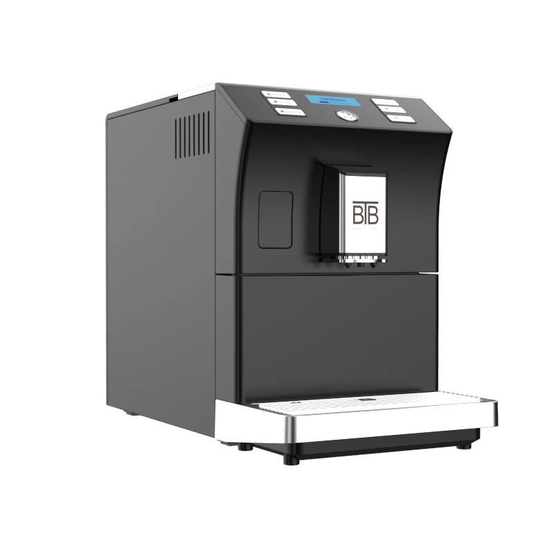 BTB - 206  One key operation full smart automatic espresso coffee machine for black coffee with kinds of adjustable grinding