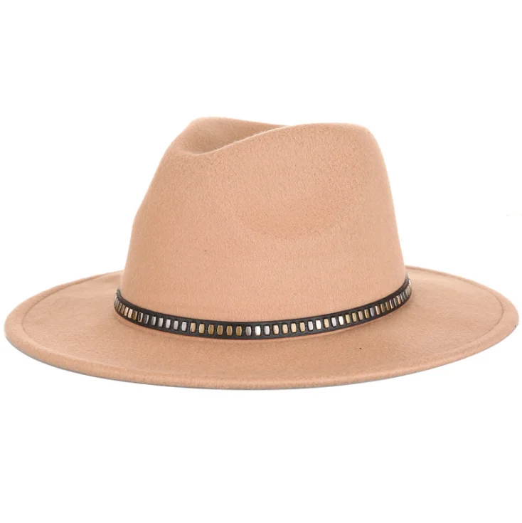 Promotional Church party top Hats fashion Felted cap fedora hats