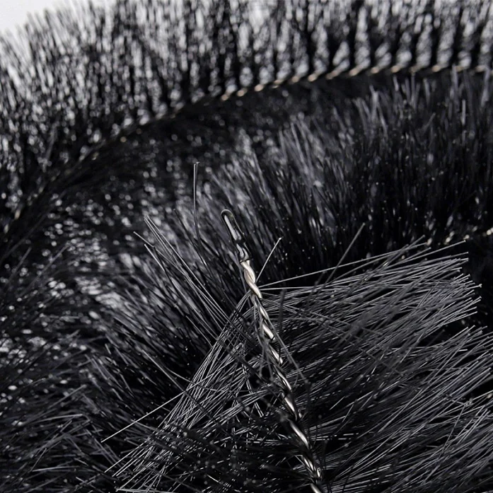 Factory Supply 4m Long Garden Rain Gutter Leaf Guard Brush with PP anti UV bristle