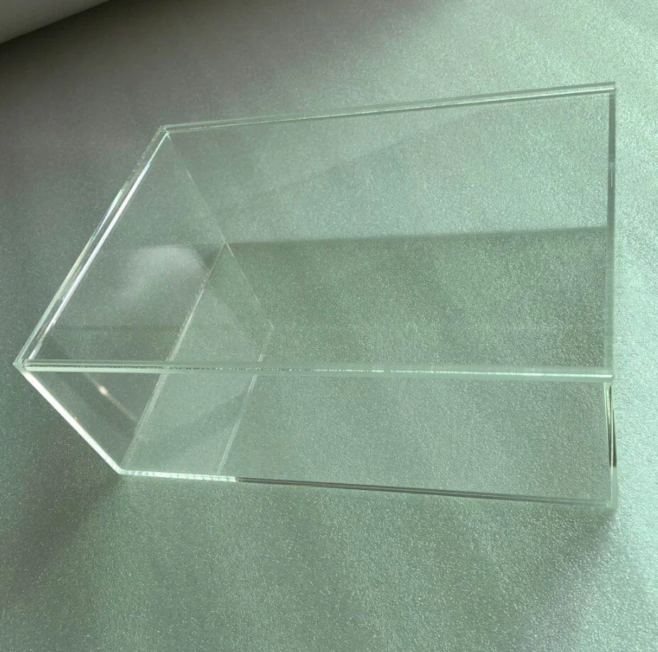 Customize Clear Acrylic Box With  Sliding Lid Storage Package Box