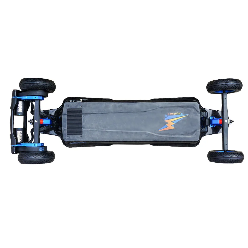 Flipsky Top Speed Durable Carbon Fiber Deck Electric Skateboard Longboard Come With Dual FSESC 75100 14S Battery
