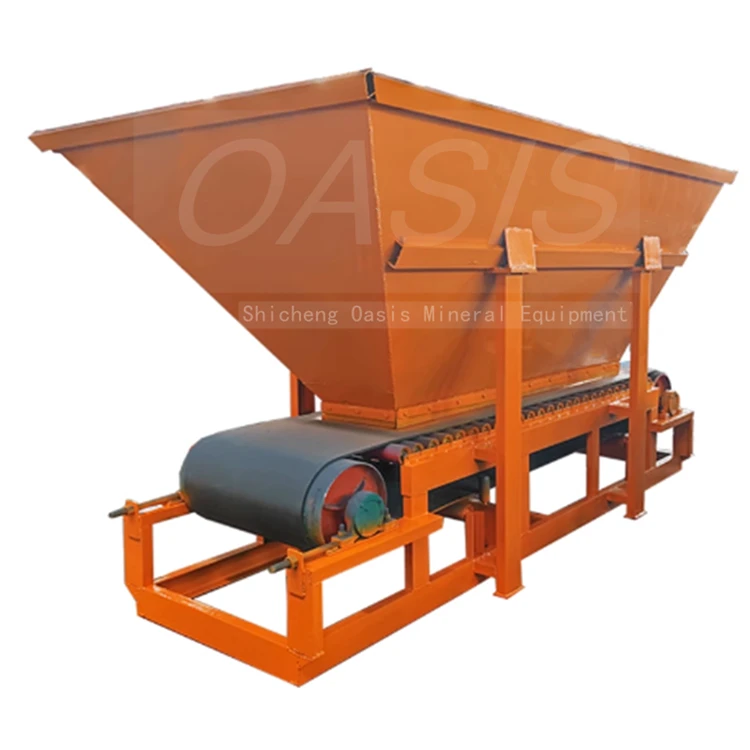 High Efficient Mining Belt Conveyor Feeder Feeding Machine Stock Bin for Rock Transportation