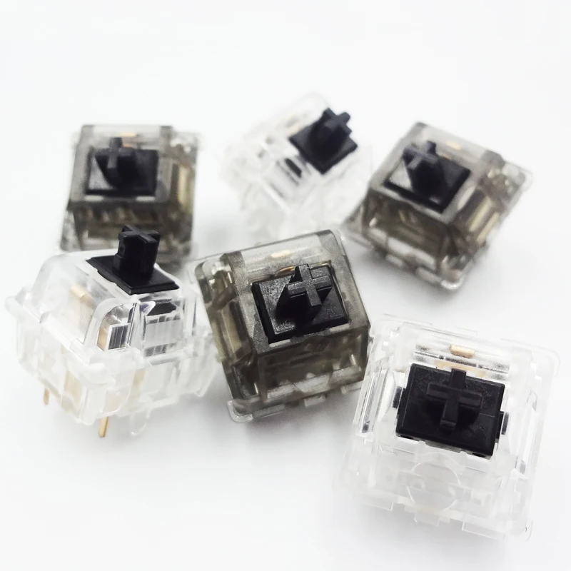 
Factory Custom Linear Keyboard Switch with 55g Lubed PCB Mounted Key Switch 