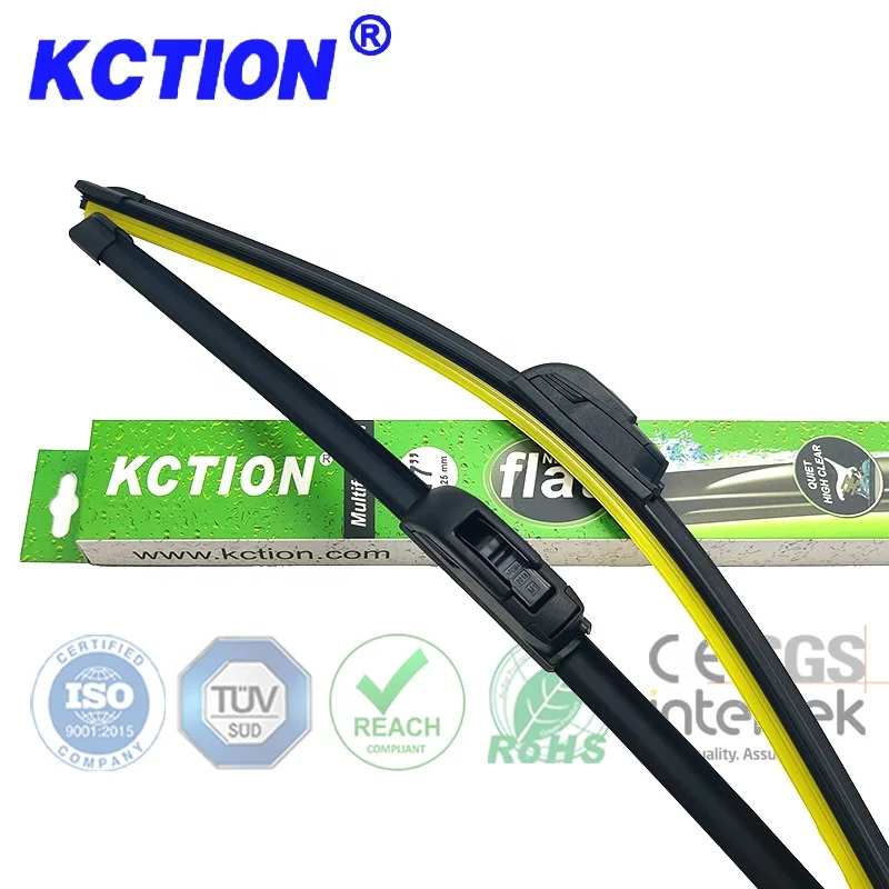 KCTION Upgrade Style Premium Quality All-Season Multi-funtion Boneless Car Wiper Blade Windshield Windscreen Wiper Blades