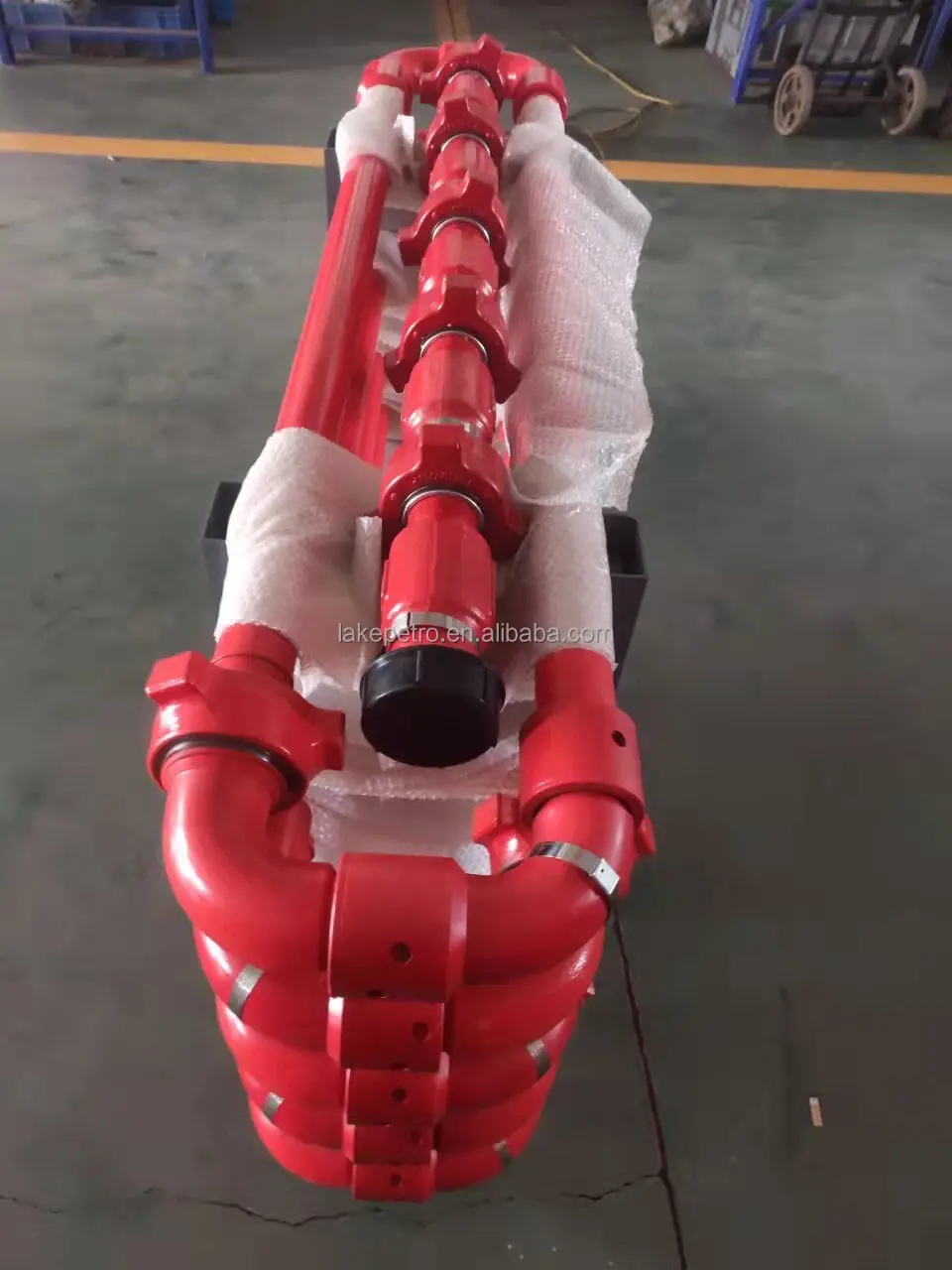 API Standard Fig 1502 Chiksan Circulating Hose LoopSteel Hose Loops & Assemblies for Cementing & Circulating the FlowCementing and Circulating Hose Loop for drillingHigh Pressure Short Radius and Long Radius Hose LoopOilfield API Cementing Acid Fracturing Hose LoopOilfield API Cementing Acid Fracturing Hose Loophoop.jpg