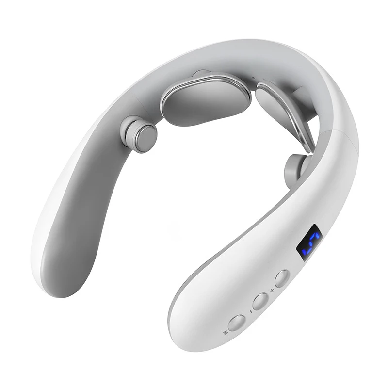 Professional Wireless Smart Portable Pulse Neck Shoulder Massager with Heat Relax Neck Massager