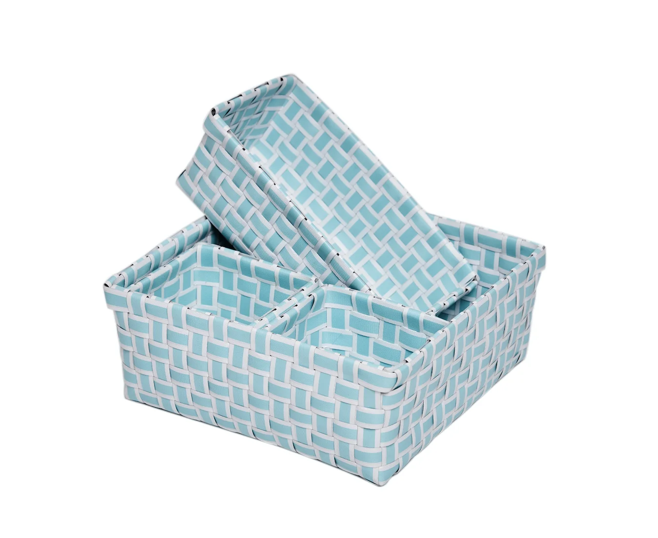 2022 Fashion and Elegant Set 4 PP Strap Basket Mothers day gifts cheap