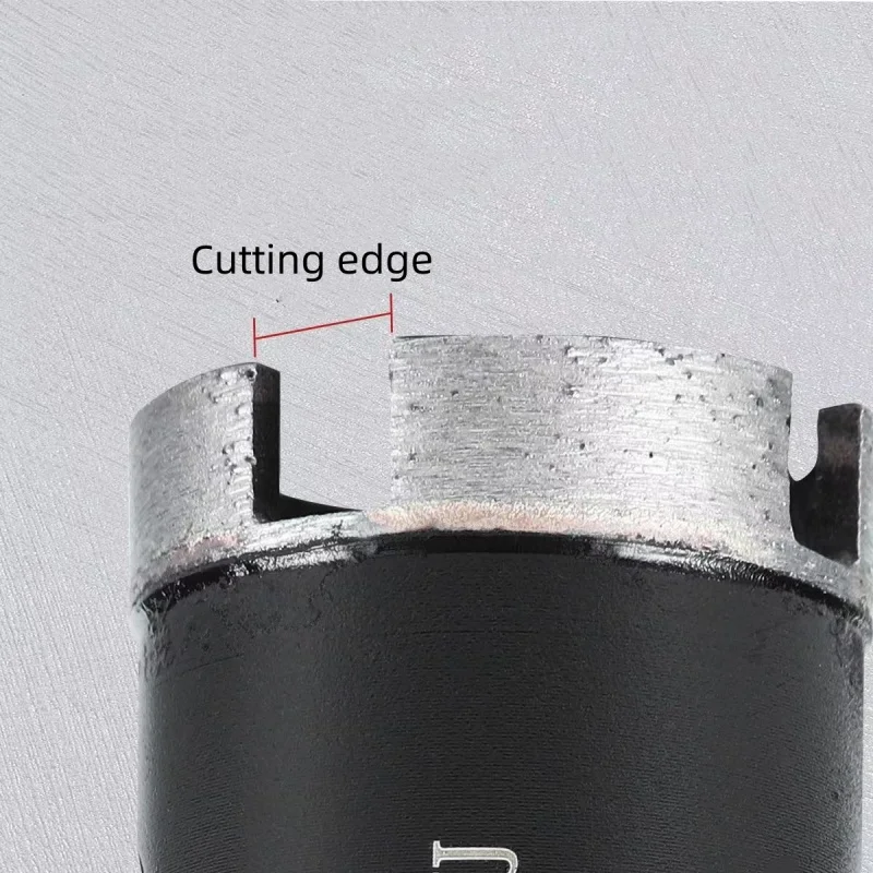 Stone reinforced concrete drill with sintered granite brazed diamond hollow bit