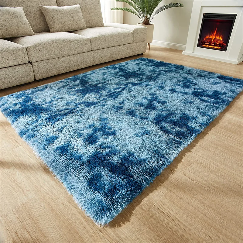 Fluffy Rug Machine Made Carpets Bedroom Customized Soft Area Rugs And Carpets Living Room