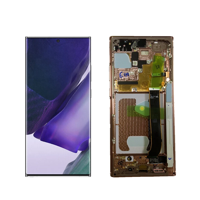 Сменные ЖК-дисплеи для мобильных телефонов Samsung galaxy note 20 Ultra N986B ЖК-дисплей с дигитайзером в сборе Note20