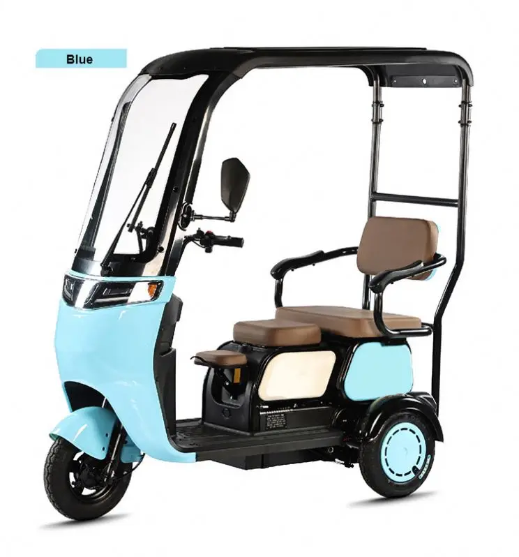 Wheel With Big Sea Water Pedal Tricycle/ Three Air Conditioner Adult Ev Vehicle Electric Motorized Carb Hub Motor 24V Tricycle