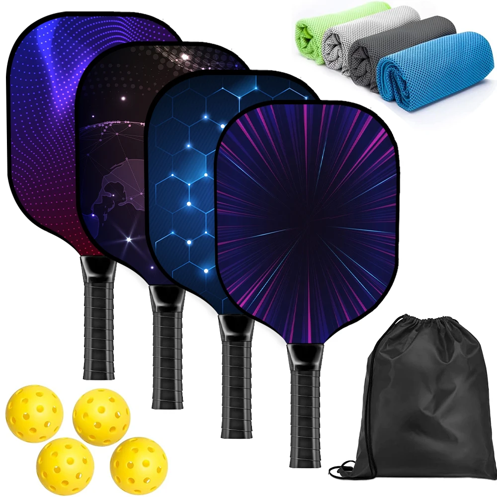 lightweight  T700 3k Carbon Fiber USAPA Pickle Ball Paddle Carbon Custom Pickleball Paddle set for outdoor sports