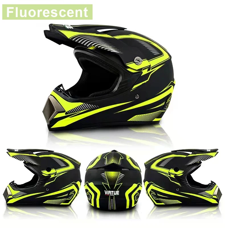New design Blue-tooth Speakers Motorcycle Helmet Off Road Helm ATV Motocross Cascos Full Face Motocross Helmet With Blue-tooth