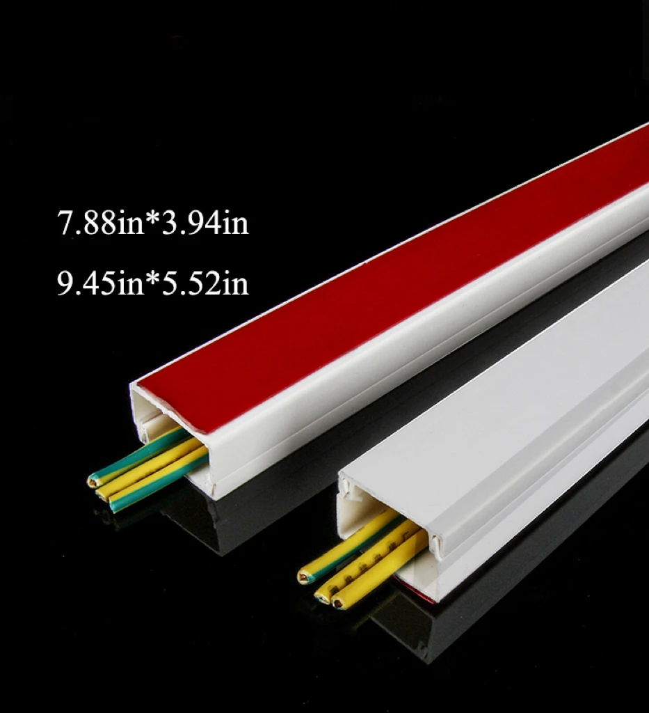 ZGYZJM white PVC trunking pipe   PVC square cable raceway