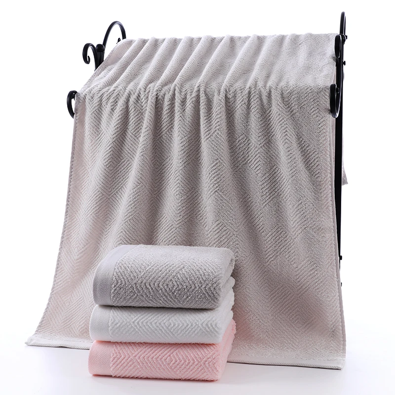 Factory bath towel wholesale promotion high quality solid color bath towel custom bamboo bath towels soft and absorbent