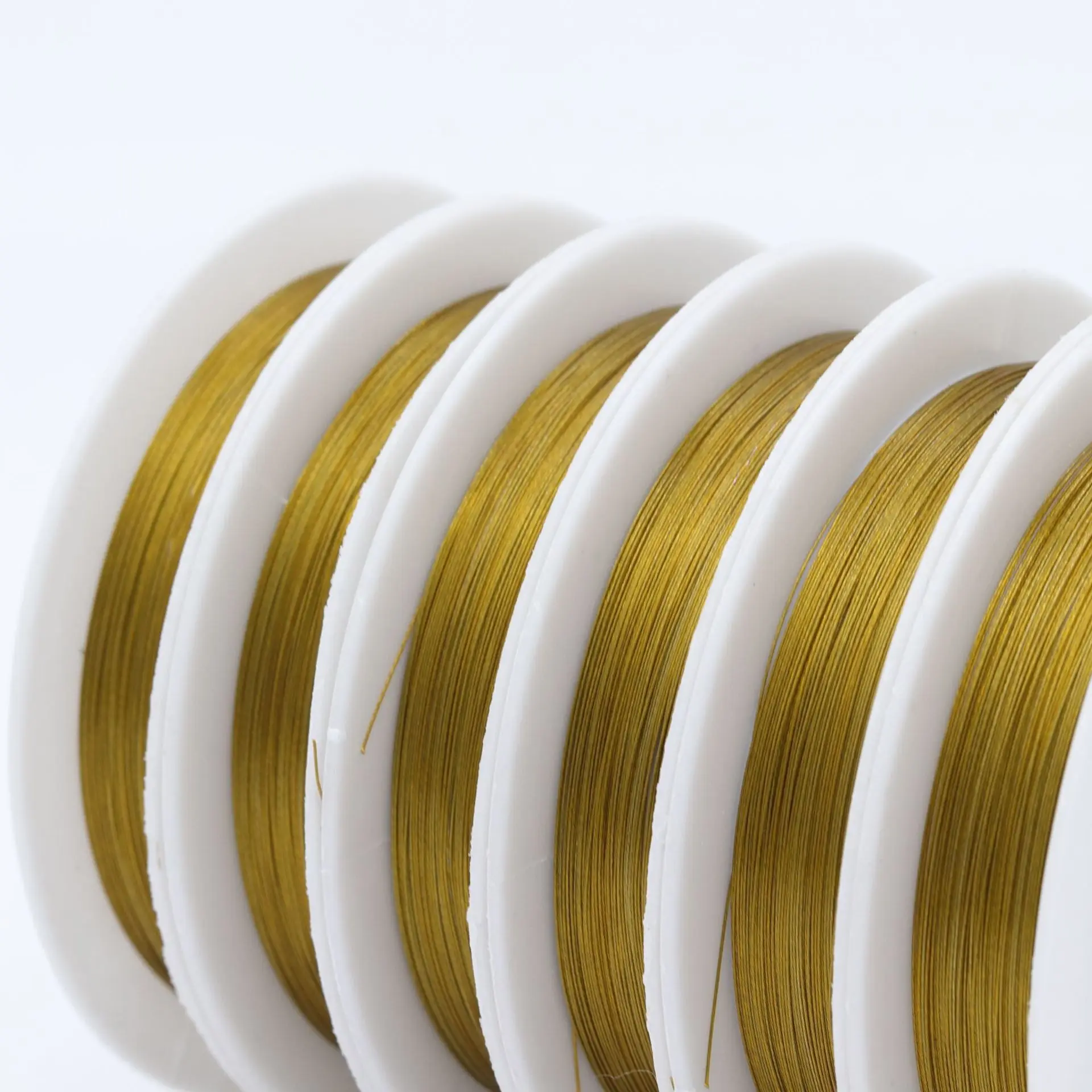 Wholesale 0.25mm 0.3mm 0.45mm Stainless Steel Wire Chain For Beaded Bracelet Necklace Jewelry Making