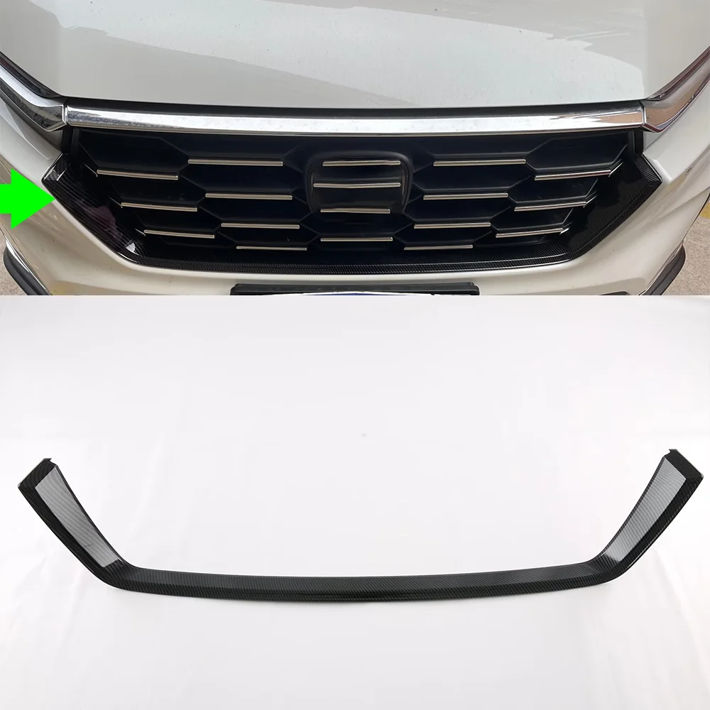 Car Body Kit Upgrade Auto Front Lip Protector Grille Frame Cover For 2023 Honda CR-V