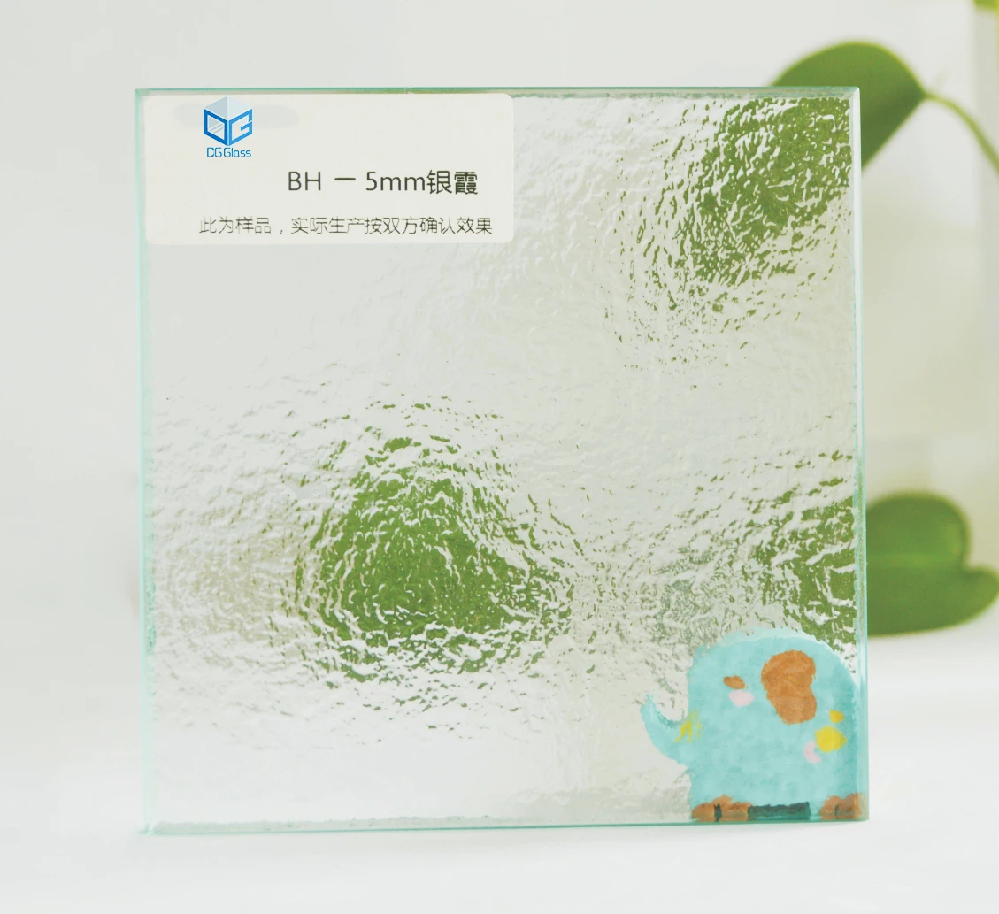 Embossed Oceanic Ribbed Pattern Glass Distinguished Other Glass Product